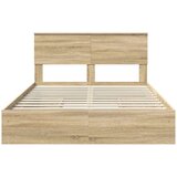  Krevet s od storage Sonoma hrast 140 x 190 cm Konstruirano drvo | shoptok.hr