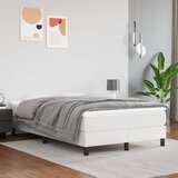  Madrac s džepičastim oprugama srednje tvrdoće bijeli 120x200x20 cm umjetne kože | shoptok.hr