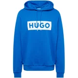 Hugo Blue Sweater majica 'Nalves' plava / bijela