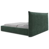Makamii Zeleni tapecirani bračni krevet s prostorom za odlaganje s podnicom 140x200 cm Esala – | shoptok.hr