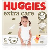 Huggies extra care pelene, veličina 5, 11-25kg, 50kom | ePonuda.com