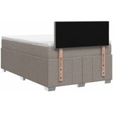  Boxspring krevet s madracem Sivosmeđa 120 x 190 cm Tkanina | shoptok.hr