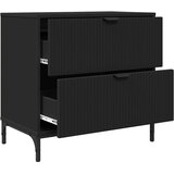  Noćni ormarić Crna 63.5 x 36 x 61 cm Konstruirano drvo | shoptok.hr