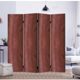  Paravan Amsterdam pli? 4 krila 260x175cm crvena | ePonuda.com