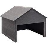 vidaXL Garaža za kosilnico siva 80x80x70 cm WPC Cene