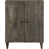 Maison Chic Komoda - Predalnik Svetlo siva 60x33,5x75 cm Masivni les Mango, (21719575) | Shoptok.si