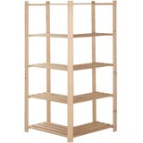  Kutni stalak za pohranu 5 razina 80x28,5x170cm masivna borovina | shoptok.hr