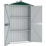  Vrtno spremište zeleno 116x45x175 cm od pocinčanog čelika | shoptok.hr