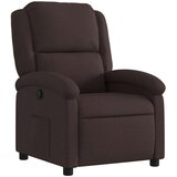  Naslonjač od tkanine tamnosmeđi | shoptok.hr