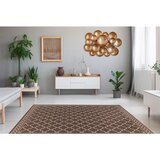 Kayoom RAVNO TKANA PREPROGA Splash 300 Braun / Creme 160/230 cm tkano rjava, krem barve | Shoptok.si