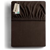 DecoKing Plahta s gumom Amber 220-240x220 cm, tamnosmeđa | shoptok.hr