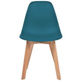 Furnova Jedilni stoli 4 kosi turkizna plastika, (21929268) | Shoptok.si