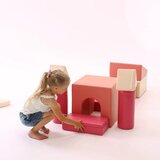  11-dijelni set mekih igara, poligon, kockice od pjene, ružičasta - NOVO | shoptok.hr