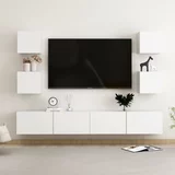  6-dijelni set TV ormarića bijeli od iverice