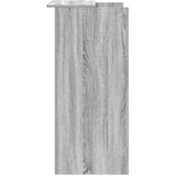 vidaXL Sprejemna miza siva sonoma 55x50x103,5 cm inženirski les | Shoptok.si