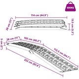  Rampe za Utovar 2 pcs Srebrno 222 x 29 x 14 cm Aluminij | shoptok.hr