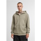 Urban Classics Men's zip-up hoodie Cozy light green Cene
