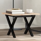 vidaXL Stolić za kavu X-oblika 50x50x35 cm od borovine i željeza Cijene