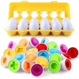 Woopie Montessori slagalica jaja : uskladi oblike i boje | shoptok.hr