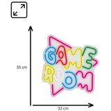 Manta LED svjetleća oznaka GAME ROOM, 35x32x2cm, plexi, multicolor, SNL67MT | shoptok.hr