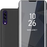 Cadorabo CASE, združljiv s Samsungom v turmalinski črni barvi - prozorno za zaščito z ogledalom z ogledalom s funkcijo stojala 360 stopinj zaščita, (20567620) Cene