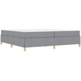  Krevetna konstrukcija Svijetlo siva 200 x 200 cm tkanina | shoptok.hr