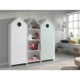 Vipack Bijela/svijetlo plava otvorena dječja garderoba 173x171,5 cm CASAMI – | shoptok.hr