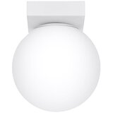Nice Lamps bela stropna svetilka s steklenim senčnikom ø 12 cm umerta – Cene