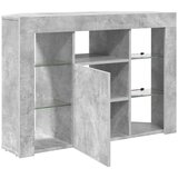  Kotni LED TV ormar 100x40x68cm Betonski sivi Konstruirano drvo | shoptok.hr