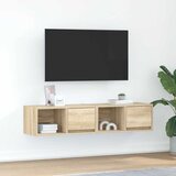 Furnova TV omarica 2 kosa sonoma hrast 60x31x25,5 cm inženirski les, (21922468) Cene