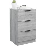  Noćni ormarići 2 kom boja dimljenog smeđi 40x36x65 cm | shoptok.hr