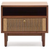 Kave Home Smeđi noćni ormarić u dekoru oraha Elan – | shoptok.hr