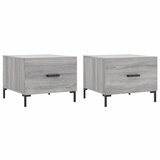  Stolići za kavu 2 kom boja hrast 50x50x40 cm konstruirano drvo | Eponuda.com
