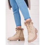 SHELOVET women's trappers with fur Cijene