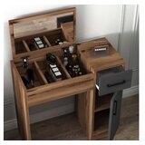 Hanah home sto za šminkanje inci light walnut anthracite | ePonuda.com