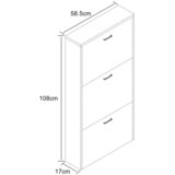 MID.YOU OMARA ZA ČEVLJE medeni hrast | Shoptok.si
