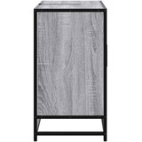  Kupaonski ormarić za umivaonik boja hrasta 80x33x60 cm drveni Siva | shoptok.hr