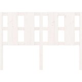  Uzglavlje za krevet bijelo 125 5x4x100 cm od masivne borovine | shoptok.hr