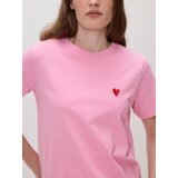 Reserved Majica s motivom srca - pastelnoružičasto | shoptok.hr