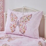 Catherine Lansfield Rožnata otroška posteljnina za zakonsko posteljo 200x200 cm Enchanted Butterfly – | Shoptok.si