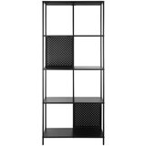 Støraa Črn kovinski regal 75x180 cm Charleston – | Shoptok.si