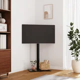 Kotno TV stojalo 1-nadstropno za 32-65" črno
