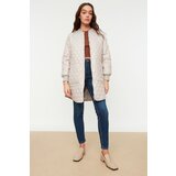 Trendyol Stone Zipper Closure Quilted Inflatable Coat Cene