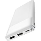 hoco. prenosna baterija J72 powerbank 10000 mAh 2x USB bel | Shoptok.si