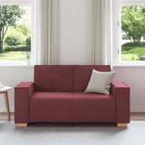  Dvosjed Kauč Vino Crvena 160x78x84 cm Tkanina | Eponuda.ba