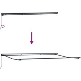 Okvir tende Tamno crvena 500 × 300 cm Poliester s PU premazom | shoptok.hr