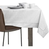 AmeliaHome Stolnjak Gaia s manšetom i obrubom 100x100 cm, bijela | shoptok.hr