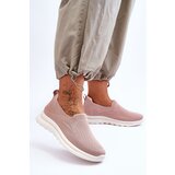 EVENTO PE1 Women's Textile Slip-on Sneakers Pink Adiora | Shoptok.si