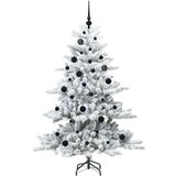 vidaXL Umjetno božićno drvce s nogom with LEDs s stalakom 150cm PVC | shoptok.hr