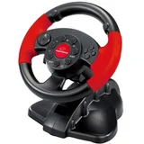 xlyne EG103 Gaming Controller Steering wheel PC,Playstation 2,Playstation 3 Digital Black,Red